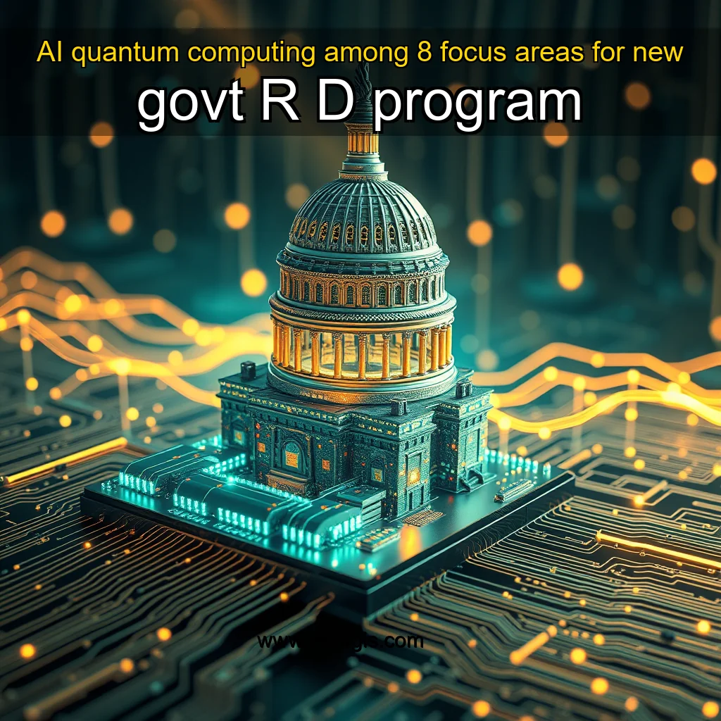 Read more about the article AI  quantum computing among 8 focus areas for new govt R  D program