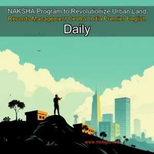 Read more about the article NAKSHA Program to Revolutionize Urban Land Records Management  Central India Premier English Daily