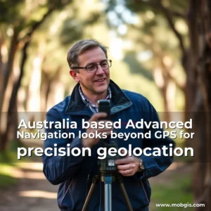 Artistic representation for Australia based Advanced Navigation looks beyond GPS for precision geolocation