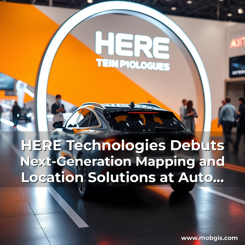 Read more about the article HERE Technologies Debuts Next-Generation Mapping and Location Solutions at Auto Shanghai 2025