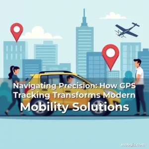 Artistic representation for Navigating Precision: How GPS Tracking Transforms Modern Mobility Solutions