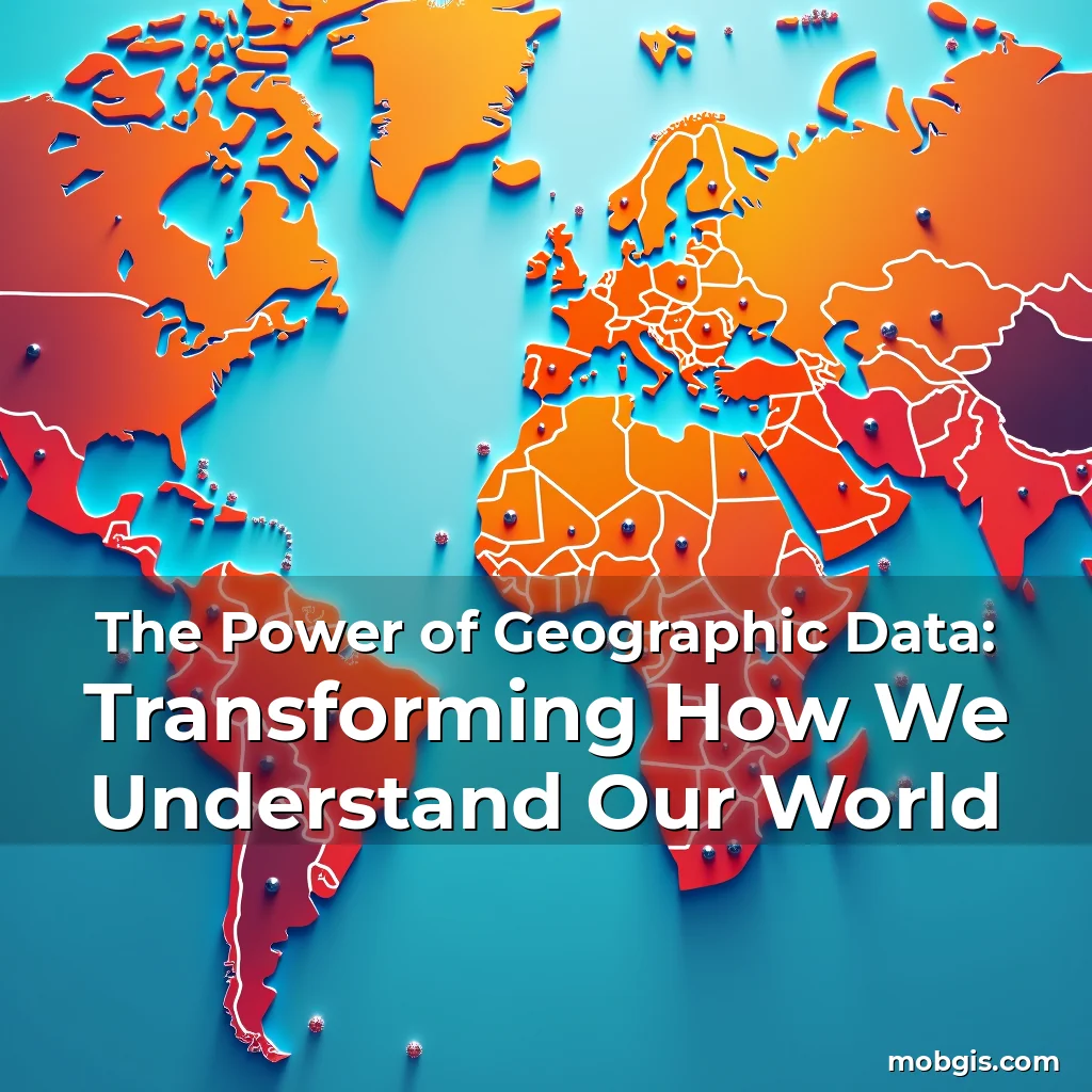 Read more about the article The Power of Geographic Data: Transforming How We Understand Our World